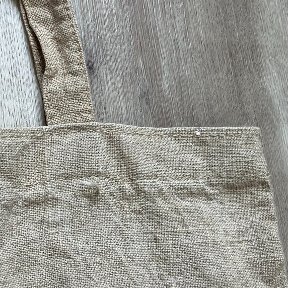 Davids Tea Tote Reusable Jute Bag - Picture 4 of 6